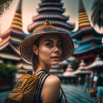 Турист европеец в Бангкоке